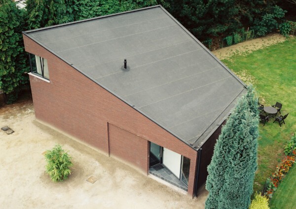 erger maken garage partitie Plat dak isoleren